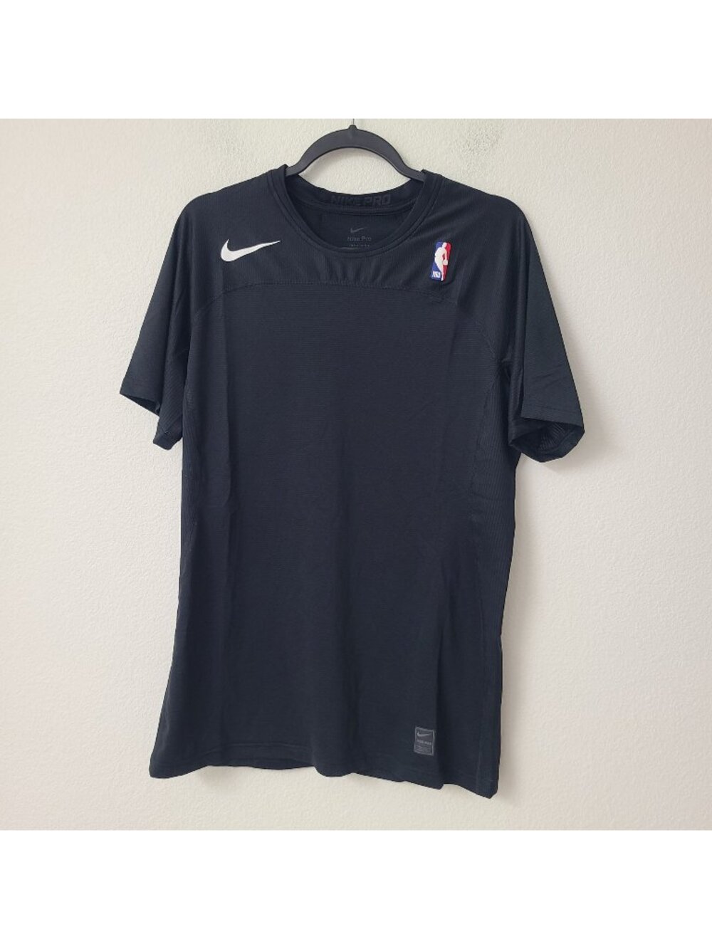 NEW Nike Pro NBA Team Player Issue HyperCool T-Shirt 880810-010 Size L Black